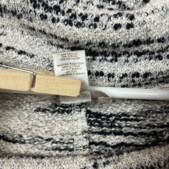 Loft Long Sleeve Cowl Neck Midi Dress Womens XS Textured Cozy Layering Tweed - Picture 7 of 12